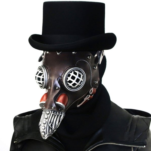 (image for) Plague Doctor Mask Gothic Bird Beak Mask