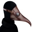 (image for) Brown Plague Long Bird Mouth Doctor Dance Mask
