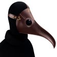(image for) Brown Plague Long Bird Mouth Doctor Dance Mask