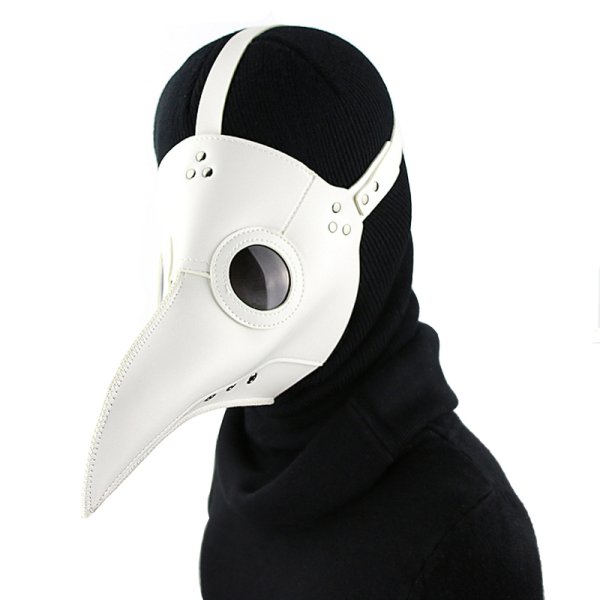 (image for) Plague Doctor Long Nose Faux Leather Venetian Mask