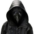 (image for) Black Plague Doctor Mask Gothic Long Nose Bird Beak