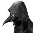 (image for) Black Plague Doctor Mask Gothic Long Nose Bird Beak