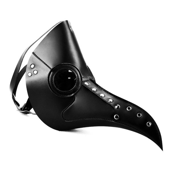 (image for) Black Long Nose Beak Steampunk Bird Masks