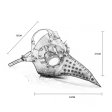 (image for) Gothic Cosplay Retro PU Leather Bird Mask