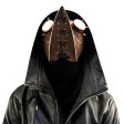 (image for) Brown PU Leather Rivet Spike Long Bird Beak