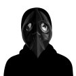 (image for) Steampunk Solid Color Stitch Beak Mask
