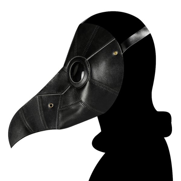(image for) Steampunk Solid Color Stitch Beak Mask