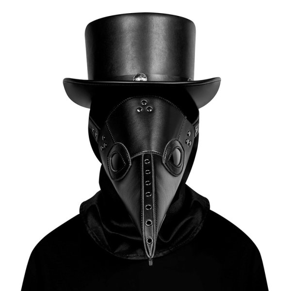 (image for) Steampunk Plague Doctor Hooked Beak Mask