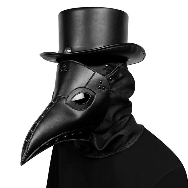 (image for) Steampunk Plague Doctor Hooked Beak Mask