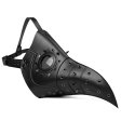 (image for) Steampunk Cutout Rivets Long Beak Mask