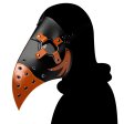 (image for) Steampunk Double Color Hooked Beak Mask
