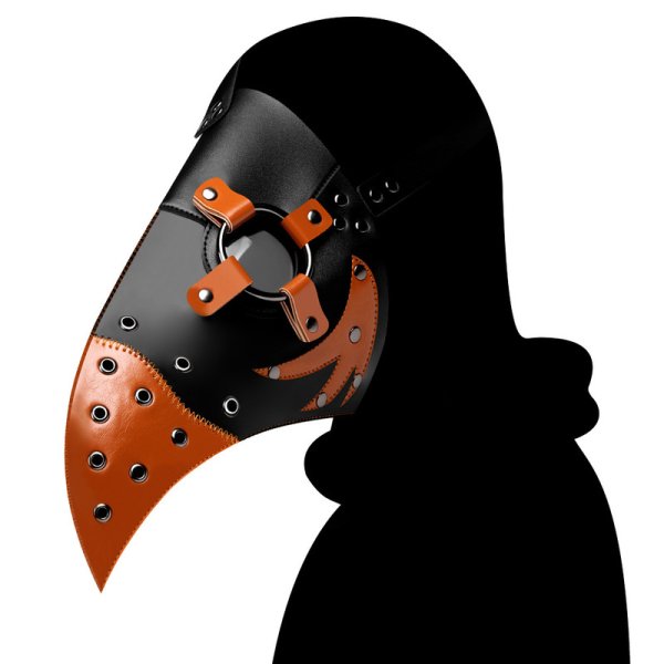 (image for) Steampunk Double Color Hooked Beak Mask