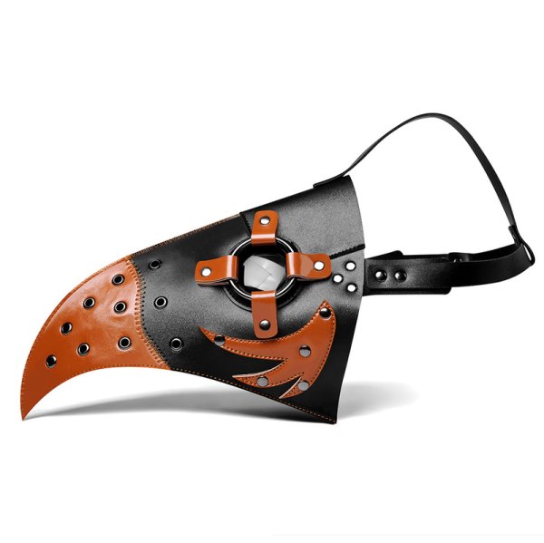 (image for) Steampunk Double Color Hooked Beak Mask