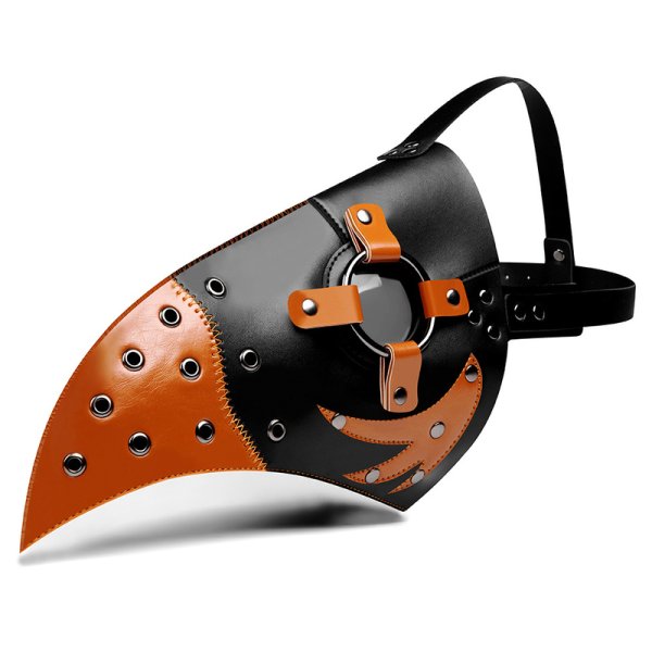 (image for) Steampunk Double Color Hooked Beak Mask