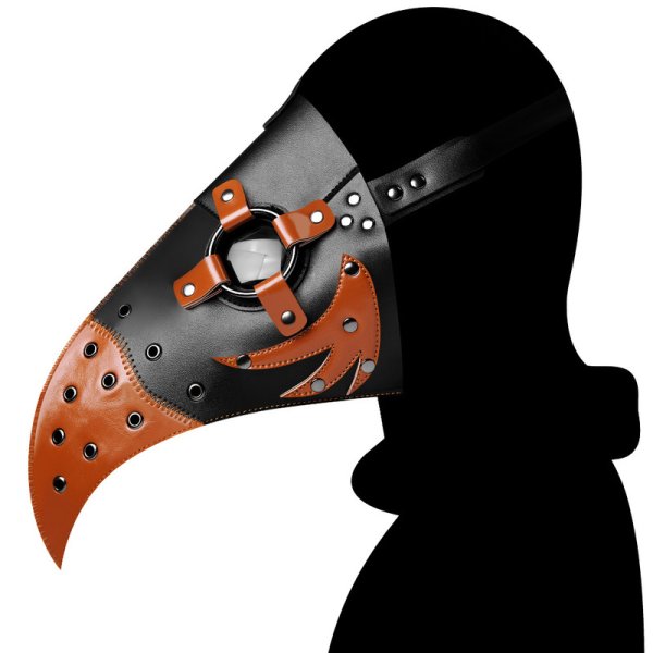(image for) Steampunk Double Color Hooked Beak Mask