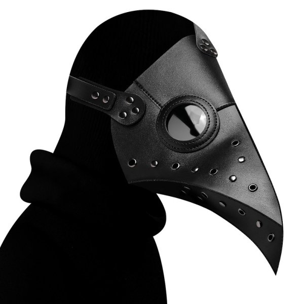 (image for) Steampunk Plague Doctor Cutout Beak Mask