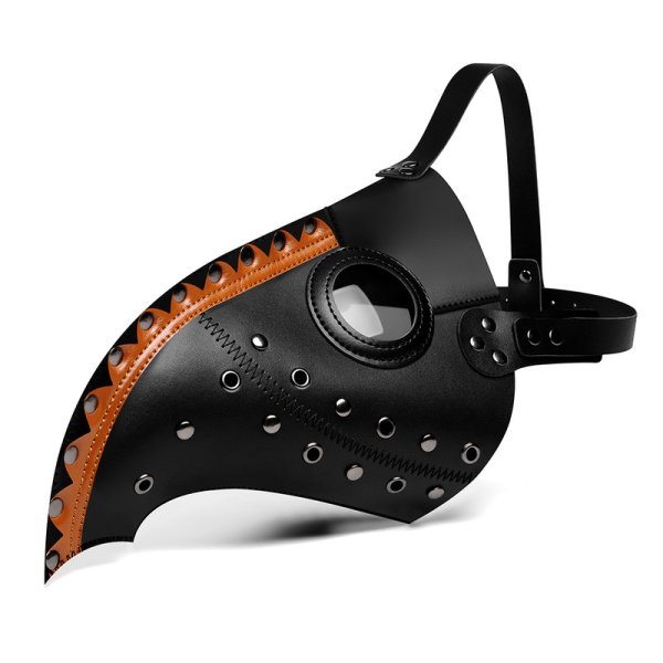 (image for) Steampunk Double Color Nailed Masquerade Mask