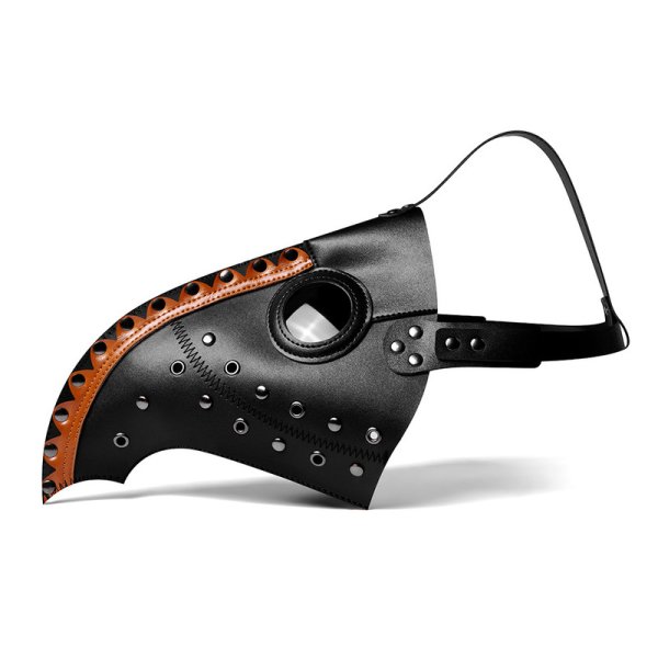 (image for) Steampunk Double Color Nailed Masquerade Mask