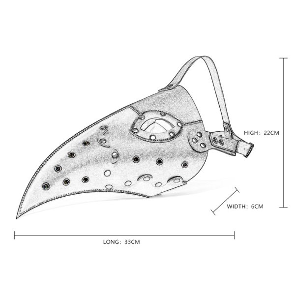 (image for) Steampunk Nailed Splice Long Beak Mask
