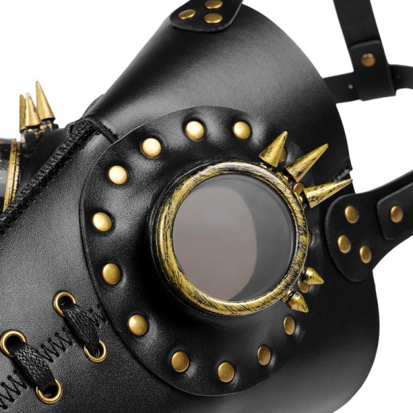 (image for) Steampunk Stitch Rivets Beak Mask