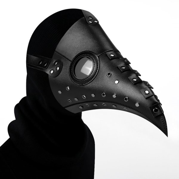 (image for) Steampunk Nailed Long Beak Cosplay Mask