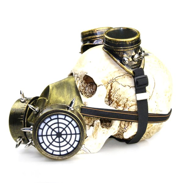 (image for) Steampunk Rivets Cosplay Gas Mask
