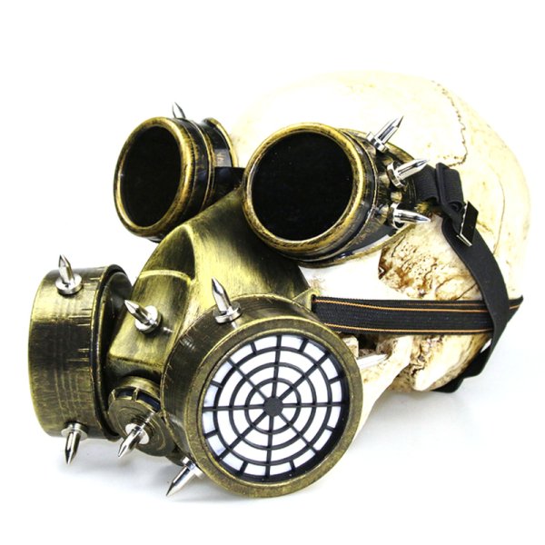 (image for) Steampunk Rivets Cosplay Gas Mask