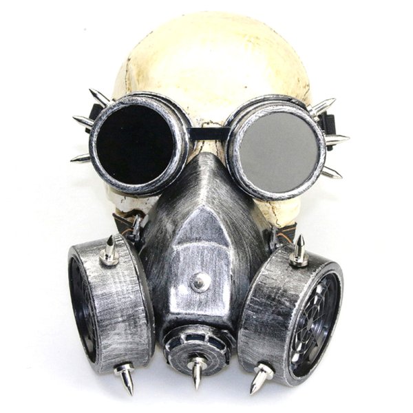 (image for) Steampunk Rivets Cosplay Gas Mask