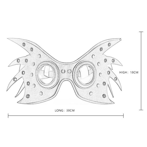 (image for) Steampunk Wing Party Cosplay Mask