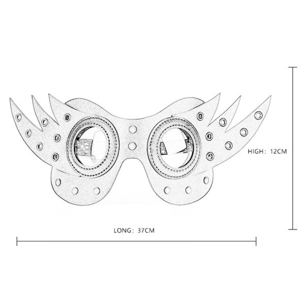 (image for) Steampunk Wing Splice Masquerade Mask