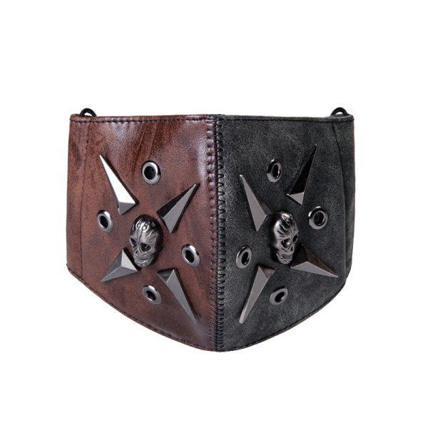 (image for) Steampunk Rivets Skull Mask