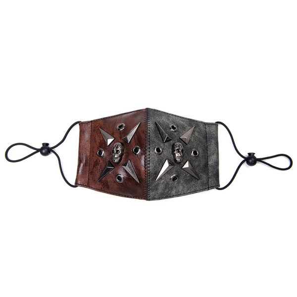 (image for) Steampunk Rivets Skull Mask