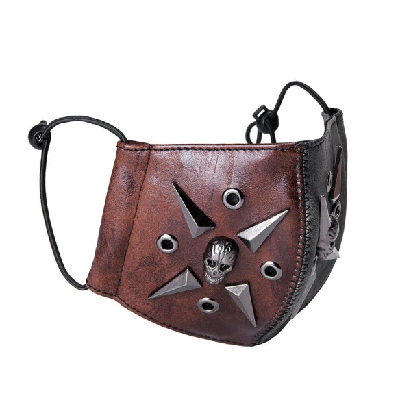 (image for) Steampunk Rivets Skull Mask