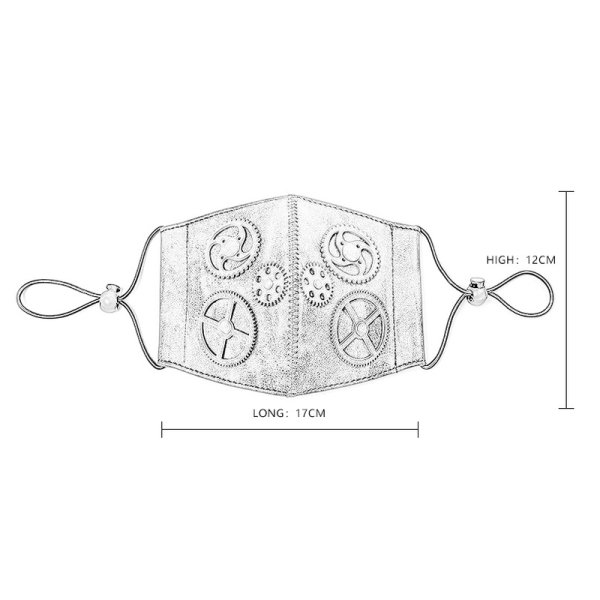 (image for) Steampunk Seriated Adjustable Mask
