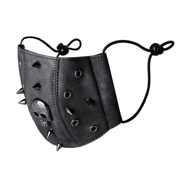 (image for) Steampunk Skull Rivets Adjustable Mask