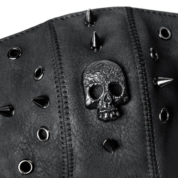 (image for) Steampunk Skull Rivets Adjustable Mask