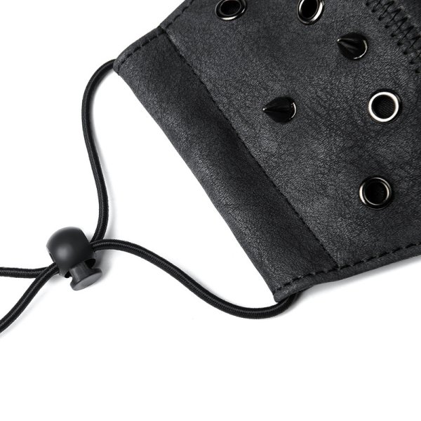 (image for) Steampunk Skull Rivets Adjustable Mask