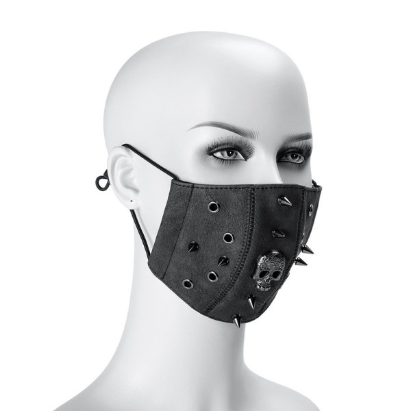 (image for) Steampunk Skull Rivets Adjustable Mask