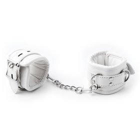 Soft Leather Elastic Sponge Cuffs - Lock