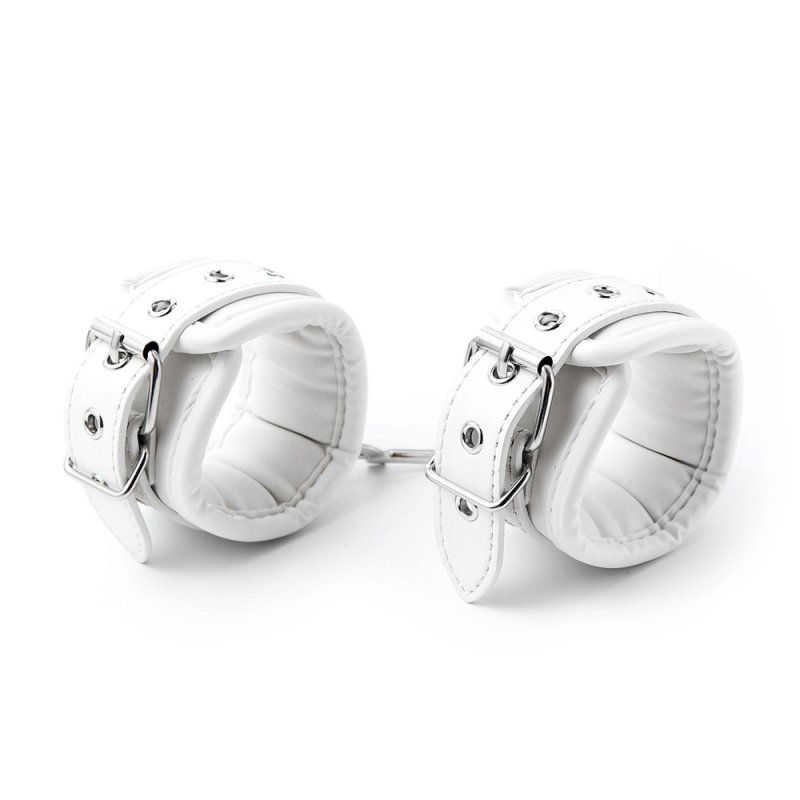 (image for) Soft Leather Elastic Sponge Cuffs - Pin