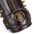 (image for) Men Leather Bracers Zipper