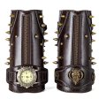 (image for) Men Leather Bracers Zipper
