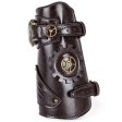 (image for) Medieval Unisex Faux Back Leather Bracer Arm Cuff