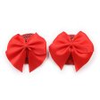 (image for) Bow Nipple Pasties - Red Scales