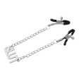 (image for) Nipple Clamp With Chain - Slut
