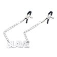 (image for) Nipple Clamp With Chain - Slave