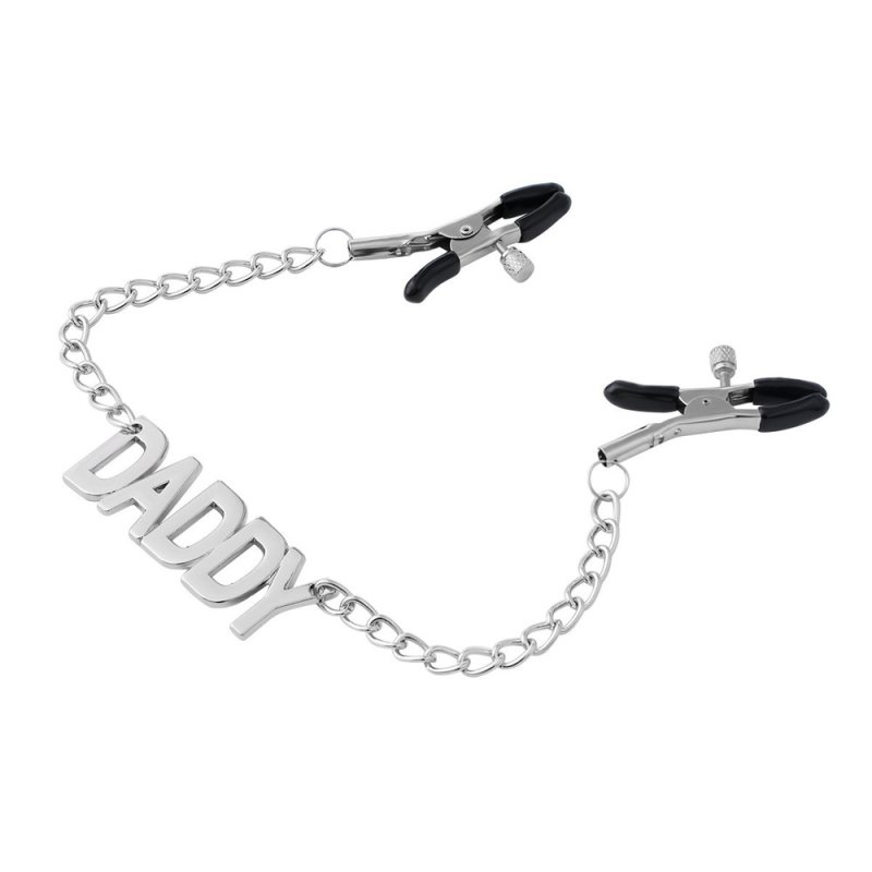 (image for) Nipple Clamp With Chain - Daddy