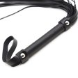 (image for) Black Adult Leather Flogger