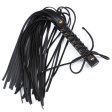(image for) Bow Single Stud Handle Leather Whip