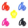 (image for) Resin Chastity Device With 4 Penis Rings